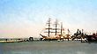 Sagres Sail Ship in the Docks - Digital Work