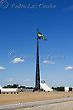 Brazilian Flag, Three Powers Square, Brasilia, Brazil