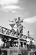 Brazilian Football Team Arrival in Brasilia, World Cup Champion, 1970