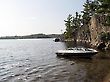 Boat in Georgian Bay, Ontario, Canada