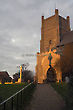 Saxon Cross, Saint Bartholemew's Church in Orford, Suffolk, England